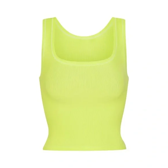 BNWT Skims Bundle of Four (4) Cotton Rib Pieces Daffodil Sets M - Picture 2 of 16